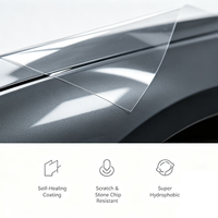 Film de protection de peinture automobile en TPU auto-réparateur anti-rayures, isolation thermique, blocage des UV, film transparent pour carrosserie automobile PPF