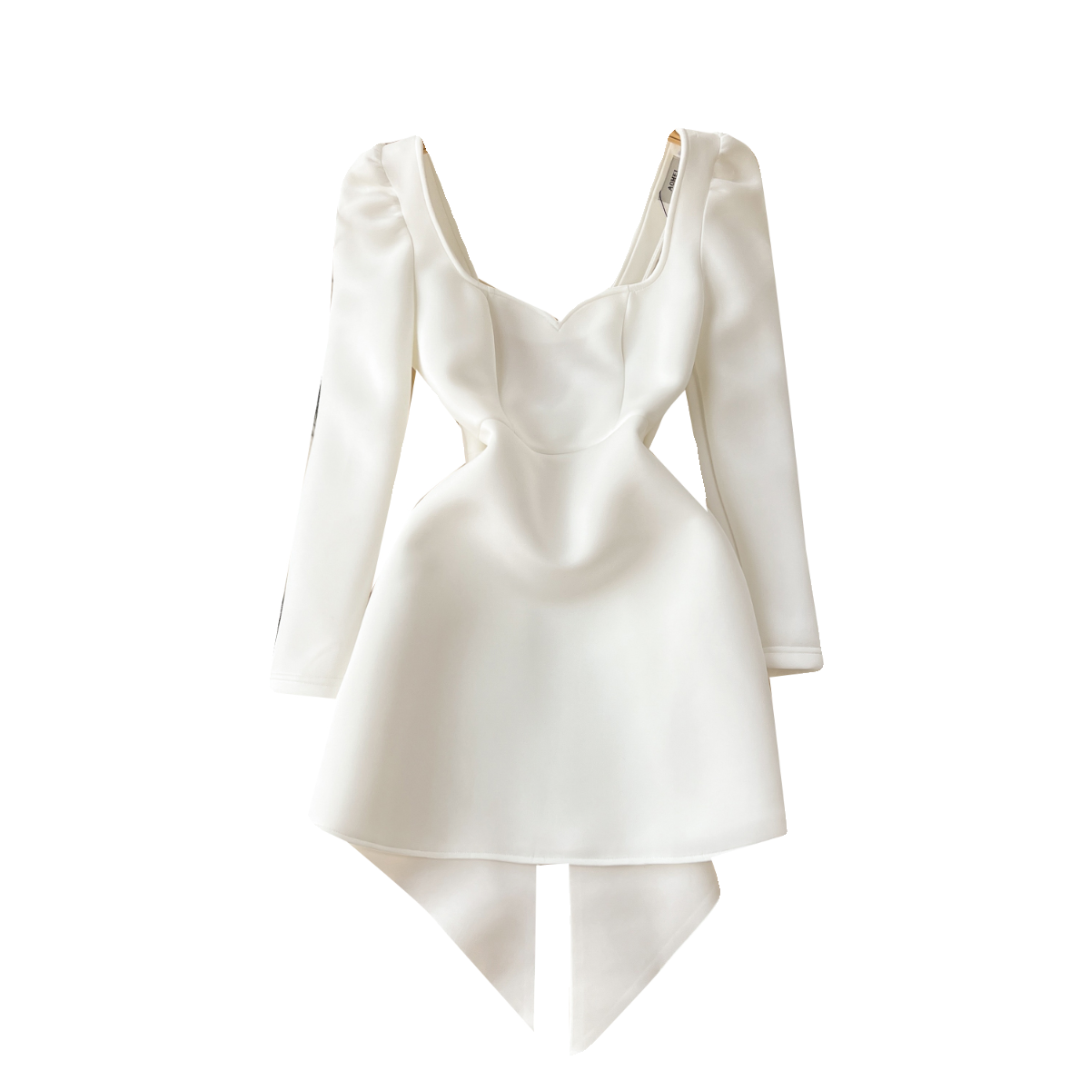 Plus Size Casual Bow Collar Tunic Dress for Women