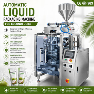 Automatic Liquid Packing Sealing Machine for Coconut Milk Jam <b>Tomato</b> Sauce Filling Wrapping Packaging Equipment Pouch Line - Product Image 1
