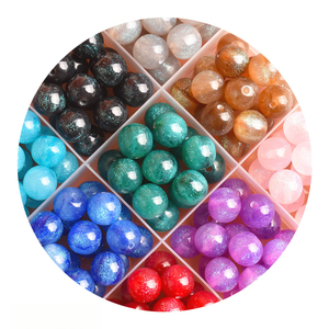 KI quyu – bracelet en résine perlée, nouvelle couleur automne, accessoire DIY, matériau 10mm - Product Image 5