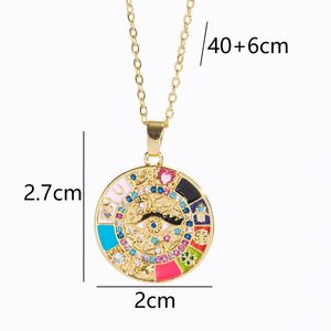 Wholesale Fashion Blue Jewelry Turkish <b>Devil</b> Evil Eye Necklace Turkey for Sweater Chain <b>Accessory</b> - Product Image 5