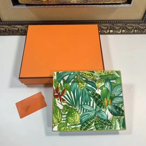 European Style <b>Light</b> Luxury Retro Smokeless Cigar Ashtray Exquisite Bone China Square Conference <b>Hall</b> Office Decoration - Product Image 3