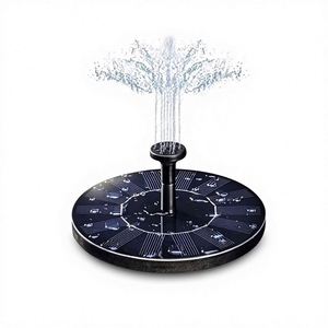 Fuente de Agua Flotante Solar de Plástico Impermeable para Exteriores, 7 V, 1.4 W, para Jardín, Piscina, Paisajismo - Product Image 1