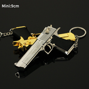 Llavero de <span class=keywords><strong>Pistola</strong></span> de Juguete Desert Eagle de Metal Premium, Modelo en Miniatura Realista con Piezas Desmontables y Cargador Desmontable, Regalo para Hombres - Product Image 6