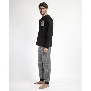 Pijama ADMAS MAGNIFIC de manga larga de estilo americano para hombre con tela cómoda - Product Image 3