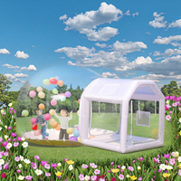 Trampoline gonflable en PVC maison à bulles tente dôme transparent équipement de mariage et d'amusement maison en cristal pour enfants