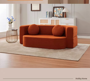 Divano <span class=keywords><strong>Letto</strong></span> Modulare Comprimibile Sottovuoto per Soggiorno, Appartamento, Hotel - Pieghevole, Salvaspazio, Sfoderabile e Lavabile - Product Image 2