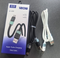 Cable de Carga Rápida USB-C 2.0 de Alta Velocidad, Doble Color, TPE, OEM/ODM de Alta Calidad para iPhone 17/16/15, Computadora y Auriculares