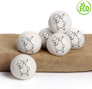 2025 nouvelle tendance aux états-unis drôle mouton fait à la main réutilisable NZ <span class=keywords><strong>laine</strong></span> feutre sèche boules comme on le voit à la télévision - Product Image 3