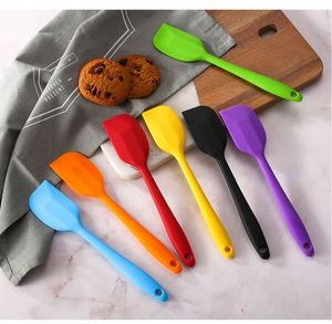 Spatule en silicone sans BPA, résistante à la chaleur, pour glaçage, biscuits, gâteaux, avec long manche, pour plats et moules de cuisson - Product Image 2