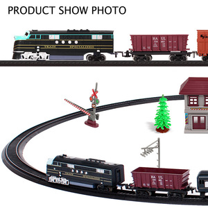 Juguetes Educativos Jacko Toys, Estación de <span class=keywords><strong>Tren</strong></span> Eléctrica DIY, Juego de Locomotora con Luz y Música para Niños - Product Image 3