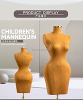 Nouveau Mannequin Épinglable Féminin Grandes Tailles Corps Supérieur Réglable Formes Généreuses Fesses et Poitrine Velours