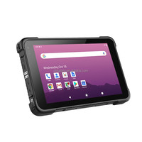 Tablette PC industrielle Rugeed Android 12 GMS avec lecteur NFC Scanner 1D/2D Communication RFID Stock de gestion de véhicule WIFI IP65