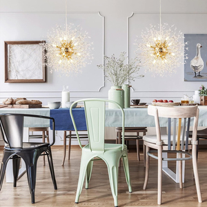 Yeni tasarım Modern İskandinav dekorasyon karahindiba kristal Led kolye ışık - Product Image 6