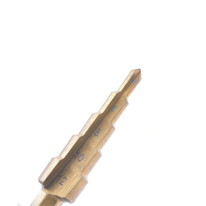 Hexagon Shank HSS Wood Metal Drilling Titanium <b>Step</b> <b>Drill</b> Bits HS-BT03 Hs-bt03 <b>Step</b> <b>Drill</b> Bit Titanium - Product Image 3
