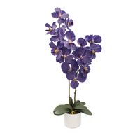 JWS3687 Nouveau Design Orchidée Artificielle Fleur Plante Orchidée Artificielle Intérieur Salon Décoration Plantes Plantes En Pot