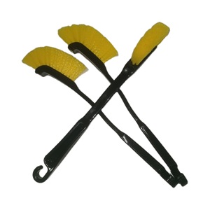 Car Wash <b>Brush</b> Yellow Mini Crevice <b>Brush</b> PP Material <b>For</b> Car <b>Cleaning</b> Tools - Product Image 2