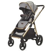 Poussette double tandem pliable 3 en 1 pour jumeaux, avec nacelle et landau, pour nouveau-né, bébé et tout-petit