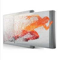 Écran LED transparent intérieur haute définition P3.91 à prix fabricant, écran de fenêtre Atemid Ice Screen