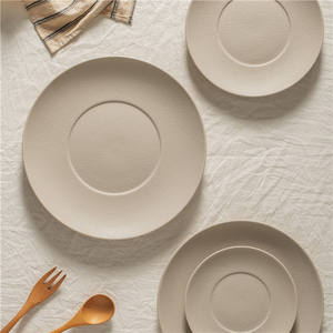 Vajilla de cerámica con diseño esmerilado mate para postres, <span class=keywords><strong>tapas</strong></span>, aperitivos, platos de presentación, platos de cerámica para la cena, para bodas - Product Image 2