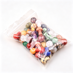 Offre Spéciale : Mini Champignons en <span class=keywords><strong>Pierre</strong></span> d'Ametiste et d'Agate de 2 cm, Décoration DIY pour Terrarium et Micro-Paysage en Pot - Product Image 3