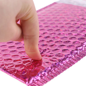 Enveloppes d'expédition personnalisées en aluminium holographique avec bulles d'air, sacs d'expédition en polyéthylène avec bulles, avec logo - Product Image 4
