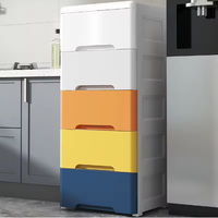 Organiseur de placard moderne pour enfants, séparateur de tiroirs en plastique pour vêtements d'enfants, armoire de rangement en plastique