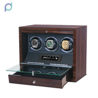 Remontoir de montre Luxe Automatique Remontoir de Montre en Bois 3 Montres Haute Qualité Professionnel Top Chord Silencieux Anti Magnétique
