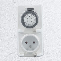 Contrôleur d'irrigation automatique IP44 16A avec prise EU et minuterie pour jardin (compatible NFC Chine)