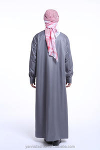 2023 Musulman Abaya à manches longues robe arabe arabie saoudite vêtements islamiques mode lâche Abaya pour hommes - Product Image 5
