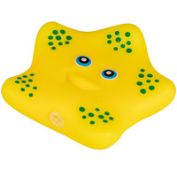 Jouet de bain pour bébé en forme personnalisée, mélange de jouets aquatiques à presser et à faire couiner, pour garçons et filles, avec son, anti-stress, canard jaune flottant dans l'eau