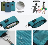 Dompet Kartu Fungsional Baru Model Cross-border Ultra Tipis Mini, Dapat Digantung di Leher