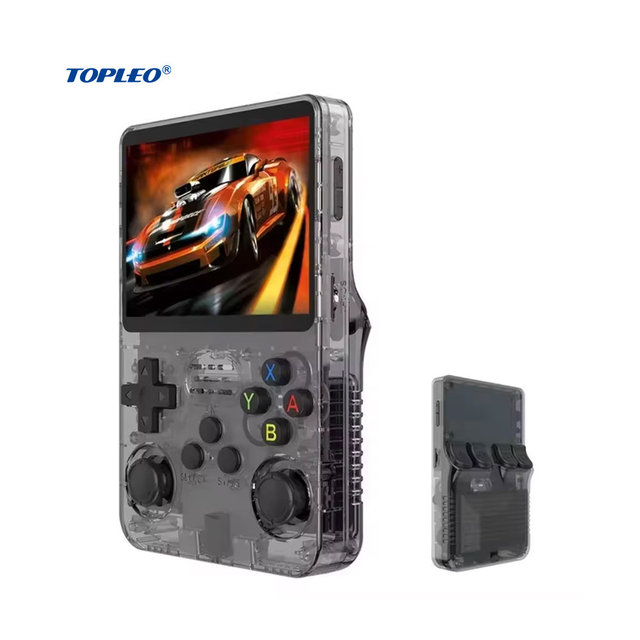 Topleo Free Shipping Game Console Emulator Rockchip RK3326 3.5" Screen Color Display 640x480 Resolution 3000mAh Battery Games