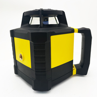 Récepteur de niveau laser rotatif double axe RT-90C à vitesse réglable, durable, auto-nivelant, laser rouge avec faisceau rotatif