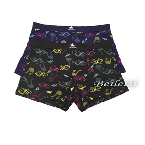 Calzoncillos de estilo <span class=keywords><strong>Boxer</strong></span> de Lycra de algodón personalizados <span class=keywords><strong>con</strong></span> diseño de beso <span class=keywords><strong>para</strong></span> <span class=keywords><strong>hombres</strong></span> - Product Image 5