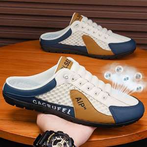 <span class=keywords><strong>Zapatillas</strong></span> de Moda de Goma para Hombre, <span class=keywords><strong>Precio</strong></span> de Fábrica al por Mayor, Ligeras, Transpirables, Blancas, para Caminar - Product Image 3