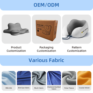 Cojín de Soporte Lumbar Plegable de Espuma Viscoelástica para Silla de Oficina, Soporte Ergonómico para Cintura y Cadera, Extraíble, Lavable y Personalizable - Product Image 6