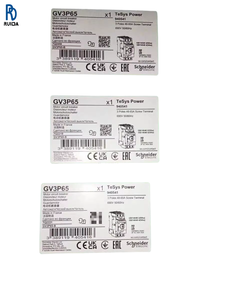 Interruptor de Circuito de Motor GV3P65, Interruptor de Sobrecarga Térmico Magnético, Dispositivo de Corriente Ajustable para Motores Industriales - Product Image 1