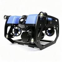 Robot de nettoyage de coque sous-marine à commande PLC, pression de jet réglable, alimenté par moteur, pour des tâches de nettoyage intensives et délicates