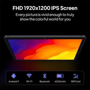 2026 Customization 11.6 Inch 2K Full Touch Screen 4GB RAM 64GB ROM <b>Tablet</b> <b>Android</b> 12 With Wifi GSM 4G 11.6 Inch <b>Tablet</b> Pc - Product Image 5