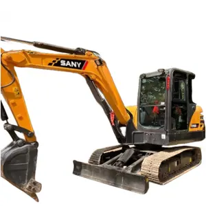 Sany SY60C 6ton used crawler excavator, used excavator for foreign trade direct sales, sold at a low price