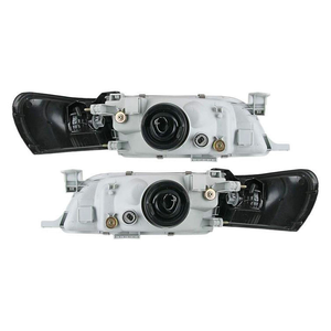 Nouveau <span class=keywords><strong>phare</strong></span> halogène pour AE100/E100/AE101 1992-1995 12V 25W 5000 Lumens, lampe <span class=keywords><strong>de</strong></span> coin avant noire - Product Image 4