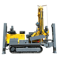 Foreuse hydraulique complète pour puits d'eau SY300A, profondeur 300m, diesel 85kW, capacité de levage 18T, couple 7500N.m, machine de forage sur chenilles