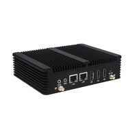 New Design N100 Industrial Pc Server Barebone Dual GbE RJ45 Mini Pc Workstation 2 HDMI 1DP Industrial Edge Computer with RS485