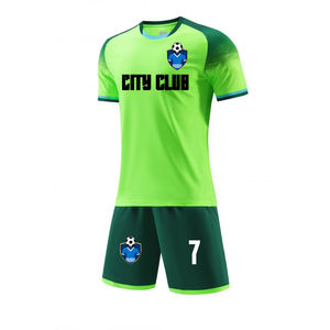 Fabricante de camisetas de fútbol personalizables y uniformes logotipo personalizado conjuntos de ropa deportiva - Product Image 2