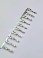 Conector Automotriz Doméstico Lanshuo 770520-1 de Latón, Terminales Enchapados en Estaño de 12V, Componente Enchufable, Terminación por Crimpado para Cable de 16-20 AWG