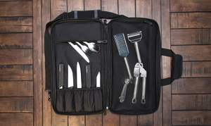 Échantillon gratuit Rangement pour couteaux de cuisine Sac organisateur de rouleaux Sac de voyage étanche portable pour couteaux de chef Sacs à usage spécial - Product Image 4