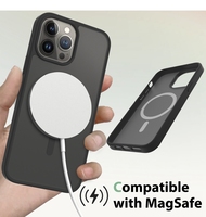 Casing Ponsel Transparan Mewah dengan Cincin Magnetik, Sensasi Kulit untuk iPhone 13 Pro Max, Pelindung Ponsel Kustom