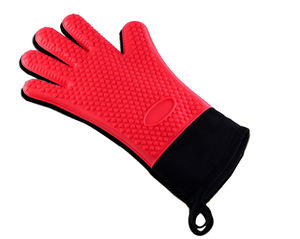 Gants de cuisine professionnels résistants à la chaleur, gants de cuisine en Silicone pour barbecue, Long nid de poule étanche et antidérapant pour la cuisine - Product Image 6