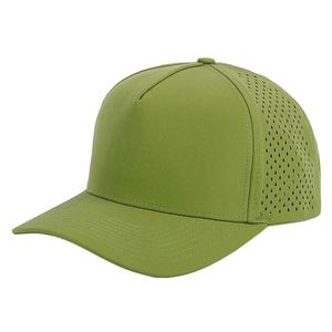 Casquette de baseball personnalisée en gros à 5 panneaux, perforée au laser, haute visibilité, avec porte-t-shirt, imperméable, personnalisable - Product Image 5